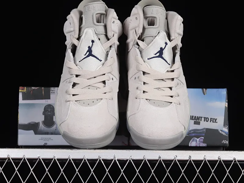 All categories Air Jordan Jordan series basketball shoes Air Jordan 6 Air Jordan 6 Retro "Georgetown" AJ6 Joe 6 Georgetown gray blue CT8529-012